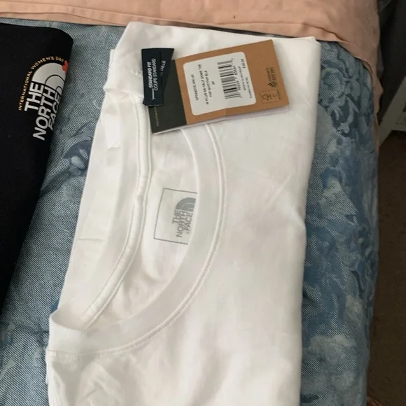 The north face short sleeve women's /w plus ss half dome tee / white and black - Picture 5 of 5